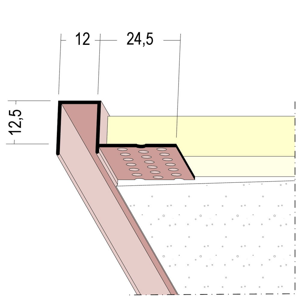 Protektor 37844 (Trim-tex) Теневой профиль детально