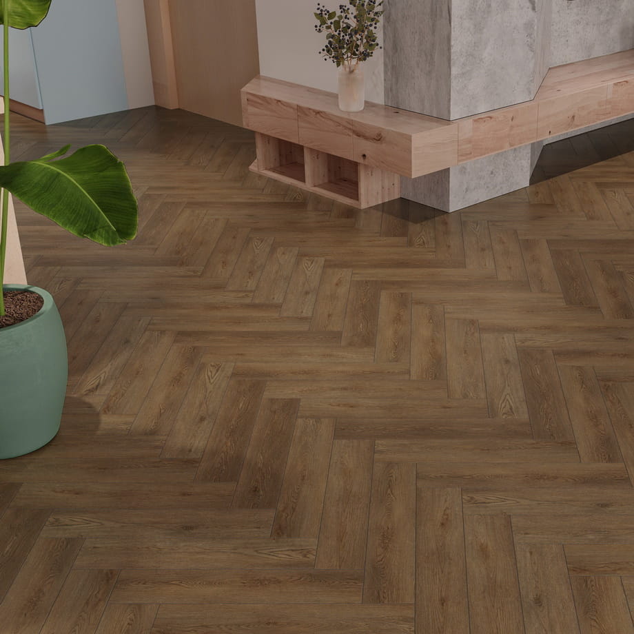 Кварцвинил SPC Floor Natisston Дуб Femunn 5004-03 Unique в интерьере