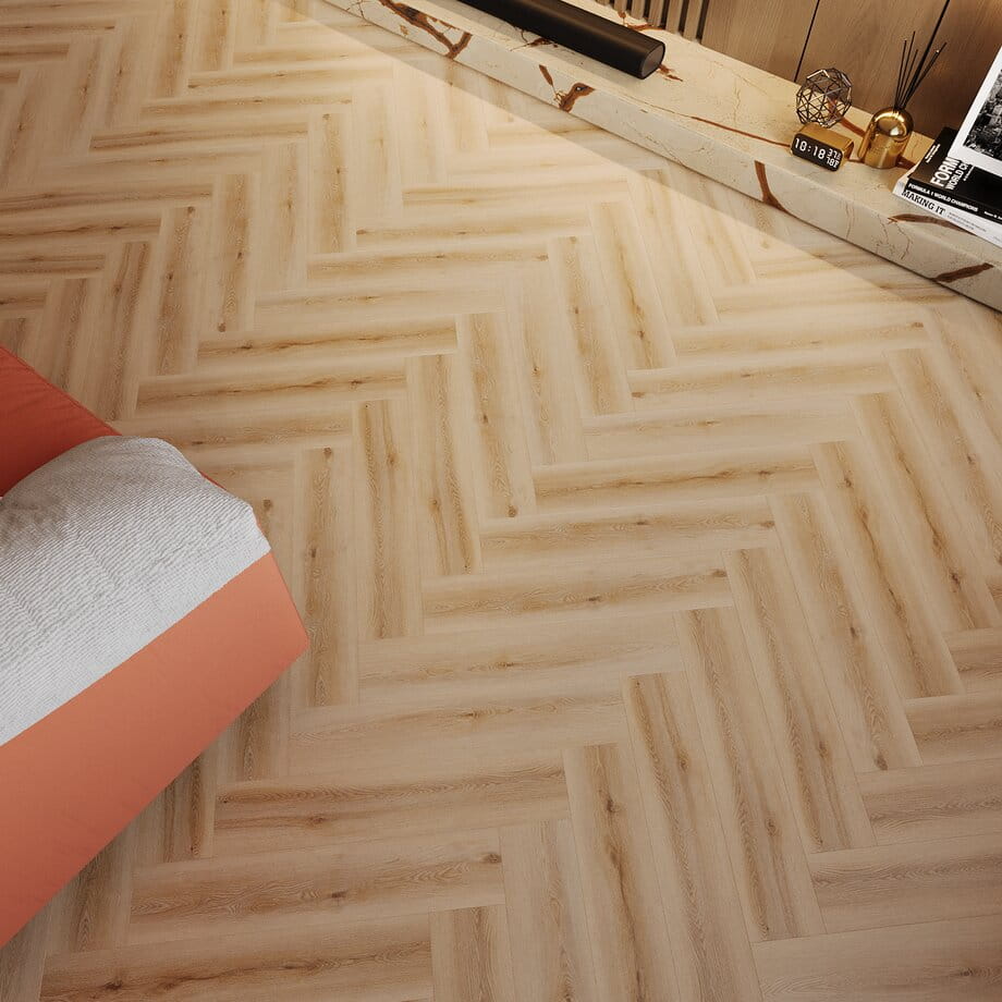 Кварцвинил SPC Floor Natisston Дуб Sollys 5004-07 Unique в интерьере