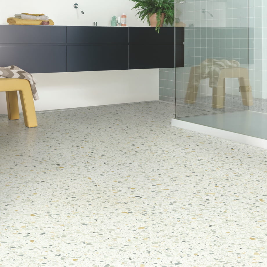 Quick-Step Терраццо многоцветный SGTC20307 Blush в интерьере 2