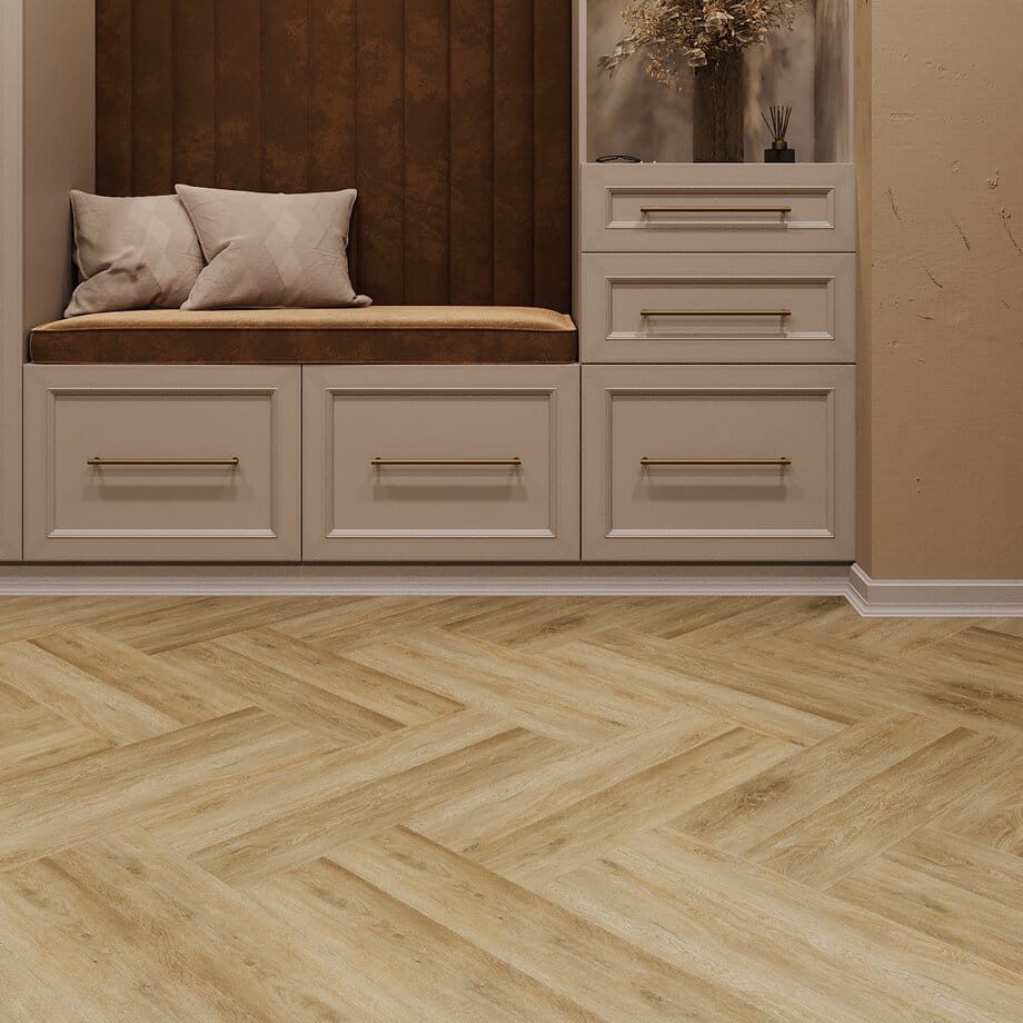 Кварцвинил SPC Floor Natisston Дуб Agder 5004-11 Unique в интерьере 3