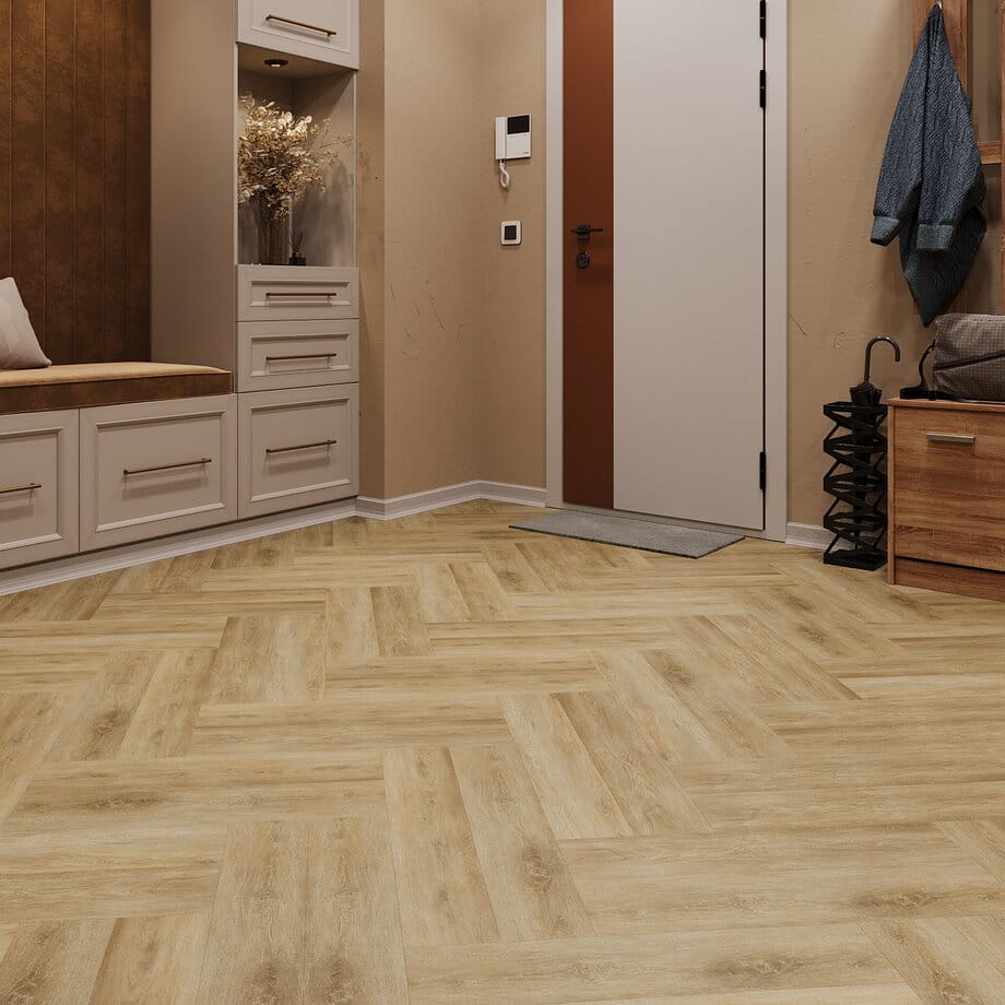 Кварцвинил SPC Floor Natisston Дуб Agder 5004-11 Unique в интерьере 2