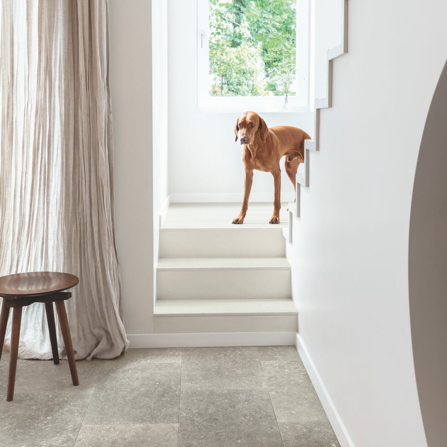 Ламинат Quick-Step Темный голубой камень MUU5485 Muse Ultra в интерьере 3