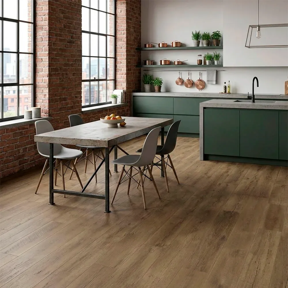 Ламинат Quick-Step Impressive IM9061 Дуб Темный Опаленный фото в интерьере