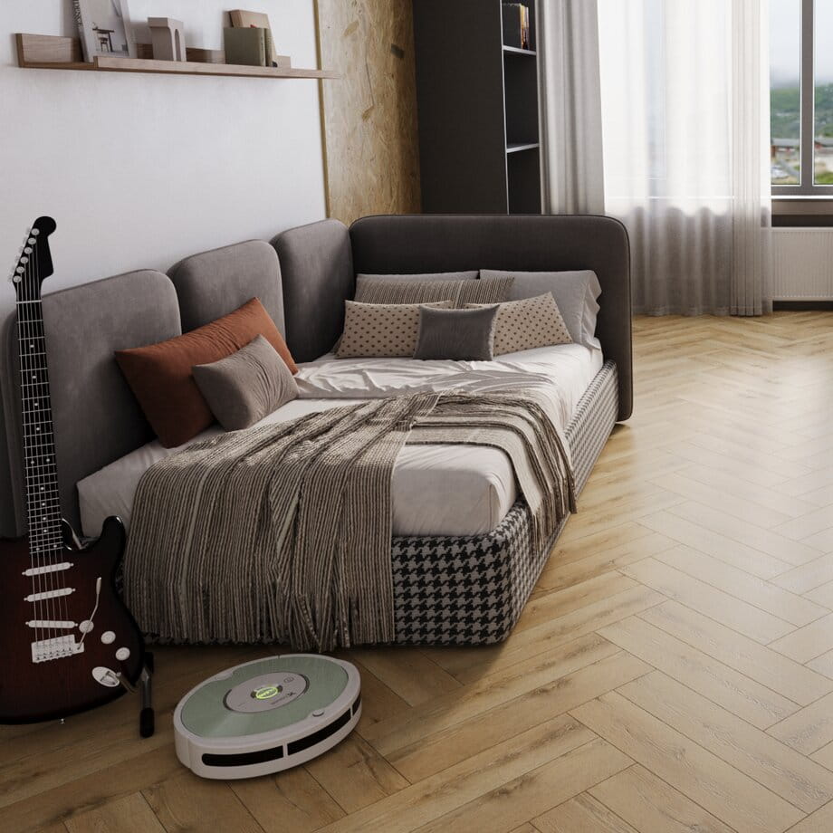Кварцвинил SPC Floor Natisston Дуб Totak 5004-04 Unique в интерьере 3
