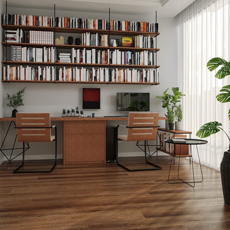 Кварцвинил CronaFloor Дуб Регин BD-40030-5 Wood в интерьере