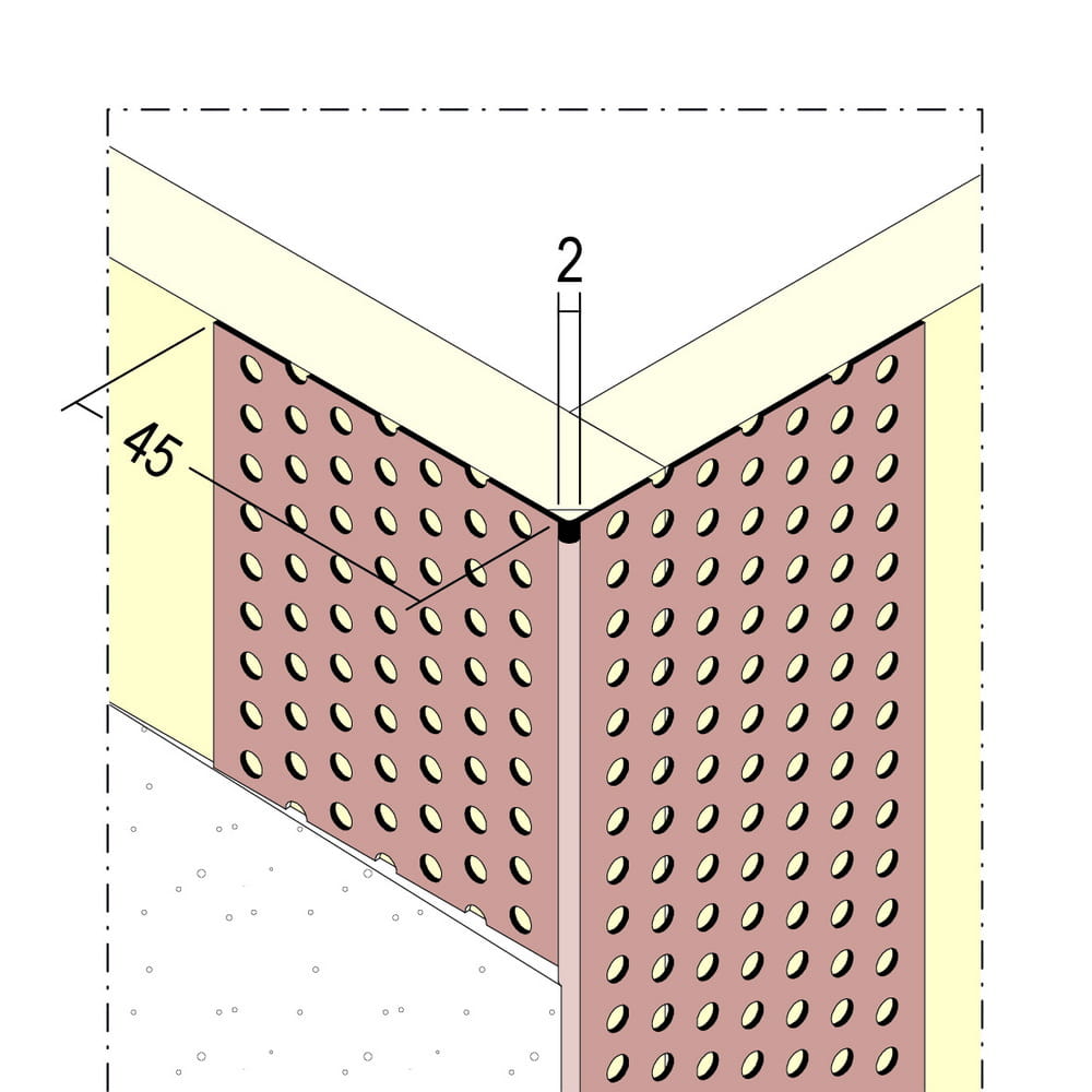 Protektor 37172 (Trim-tex) Профиль угловой детально