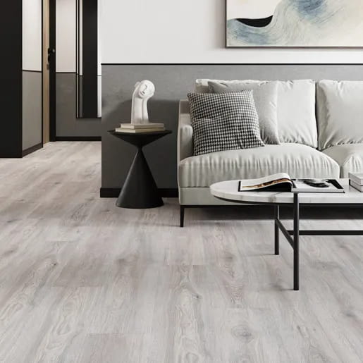Ламинат Quick-Step Дуб Северное Сияние IM8471 Impressive в интерьере