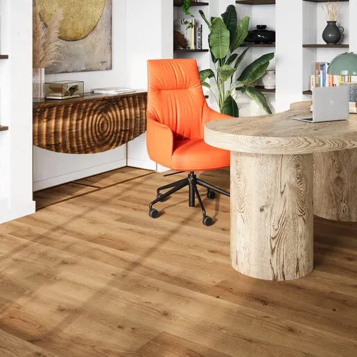 Ламинат Quick-Step Дуб Закатный Impressive IM8629 Impressive в интерьере