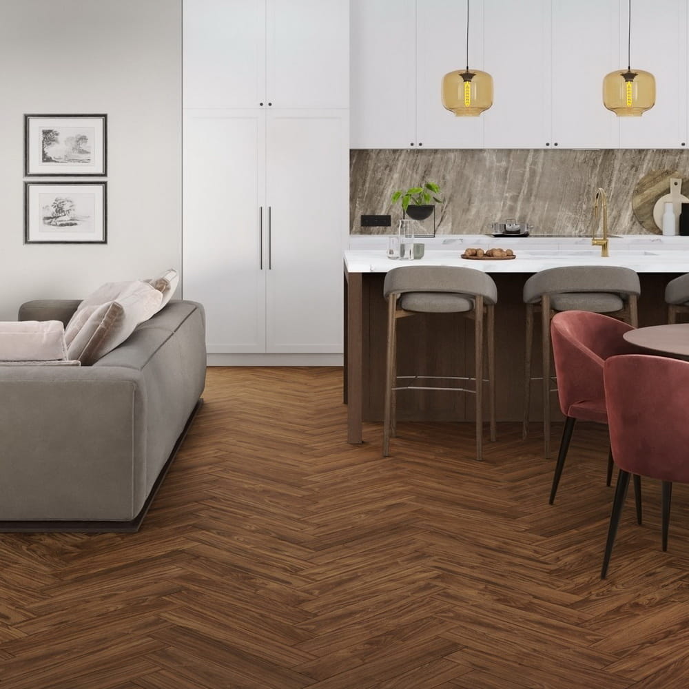Кварцвинил Damy Floor London Дерби (Derby) 0036-1 в интерьре