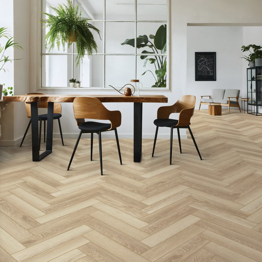 Кварцвинил SPC floor Alacante CL 2599 Aberhof Carmelita в интерьере