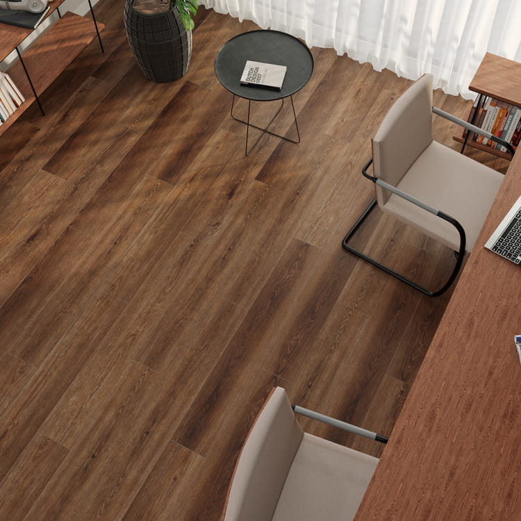 Кварцвинил CronaFloor Дуб Регин BD-40030-5 Wood в интерьере 3