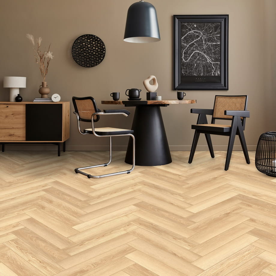Кварцвинил SPC floor Modena CL 2594 Aberhof Carmelita в интерьере