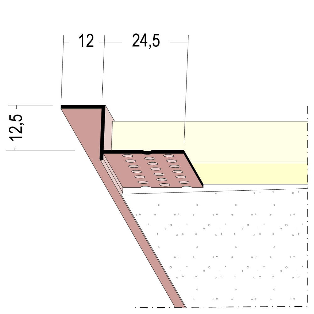 Protektor 37824 (Trim-tex) Теневой профиль детально