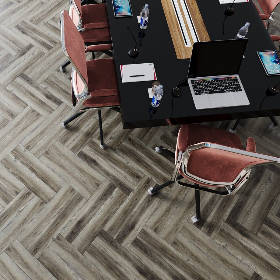 Кварцвинил SPC Floor Natisston Дуб Messa 5004-01 Unique в интерьере 2