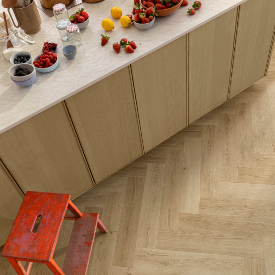 Кварц виниловый пол Quick-Step Alpha Vinyl Ciro AVHBU40362 Эко Беж в интерьере 5