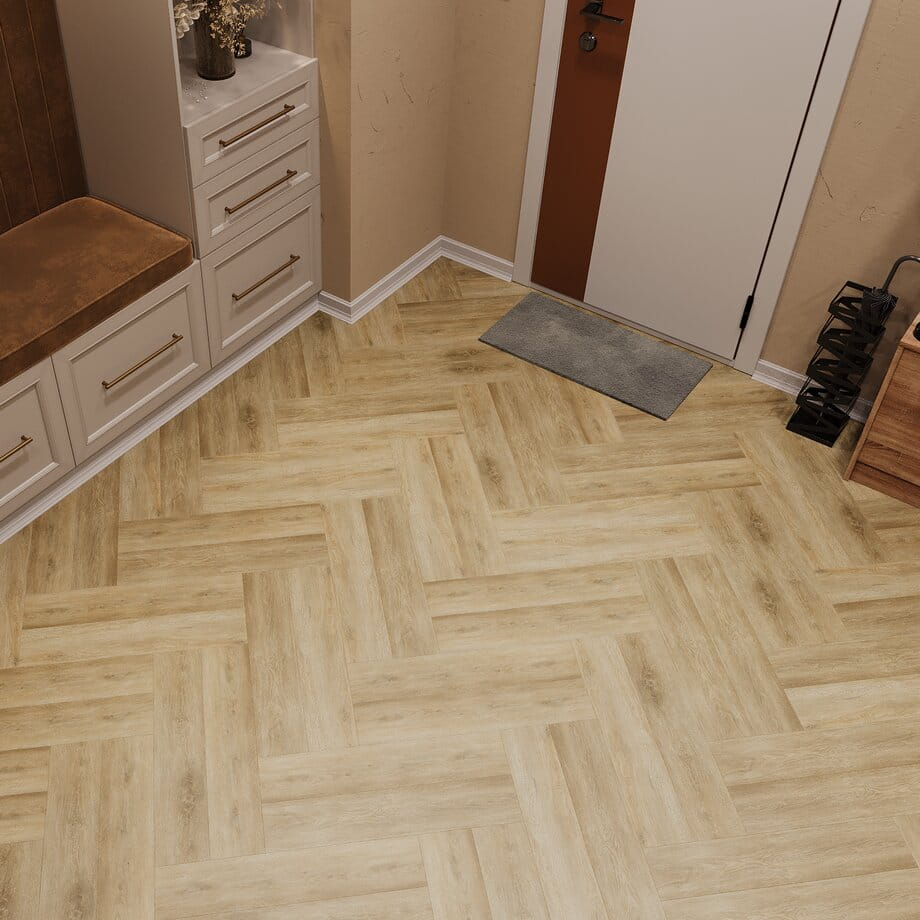 Кварцвинил SPC Floor Natisston Дуб Agder 5004-11 Unique в интерьере
