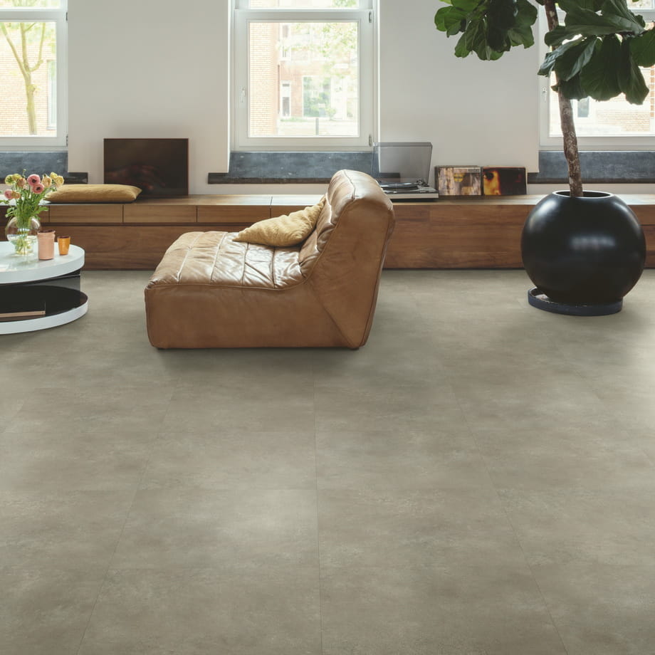 Quick-Step Цемент теплый серый SGTC20309 Blush в интерьере