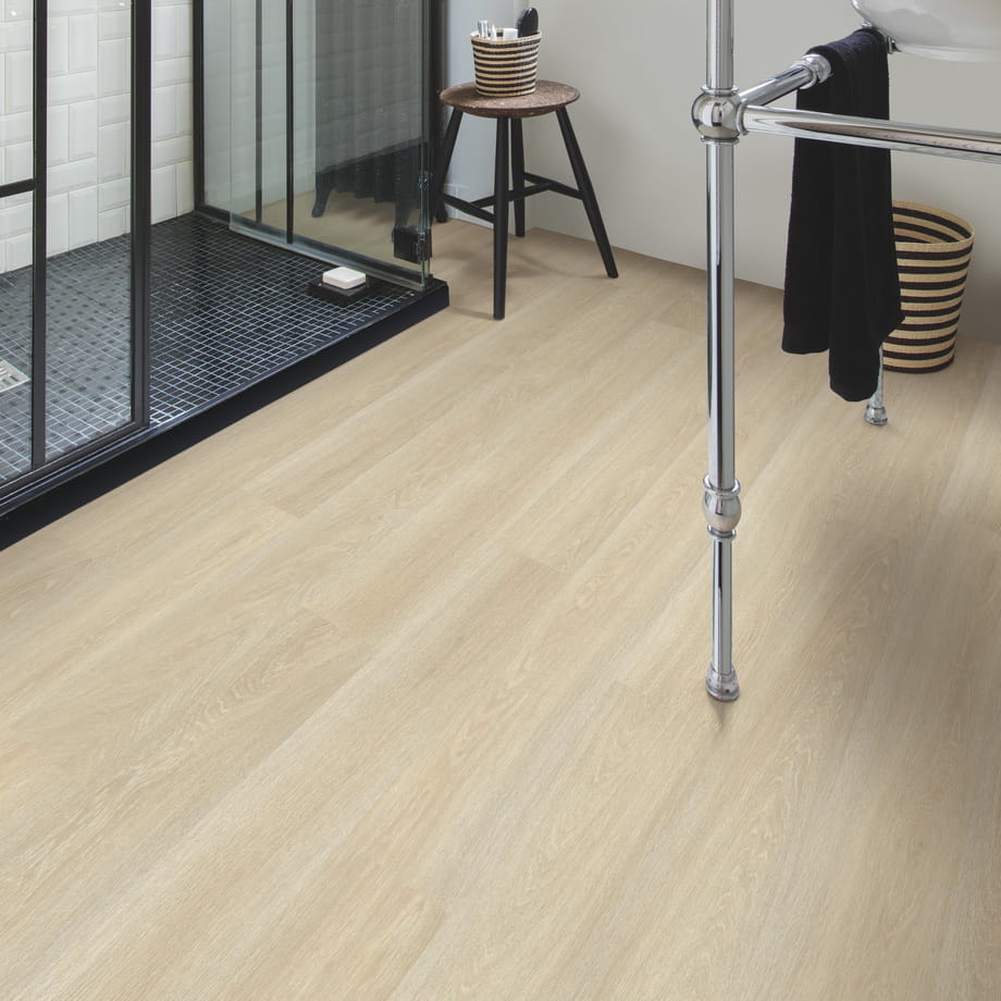 Ламинат Quick-Step Дуб Итальянский Бежевый U3832 Eligna в интерьере