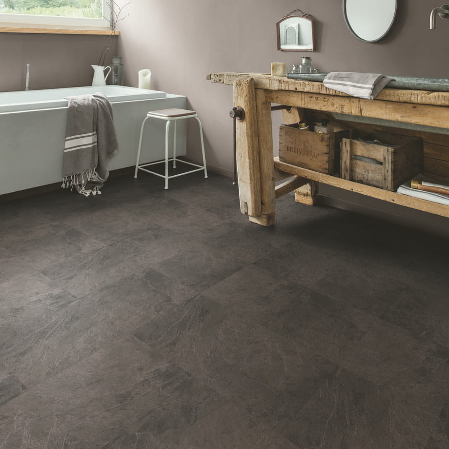 Quick-Step Сланец черный SGTC20304 Blush в интерьере