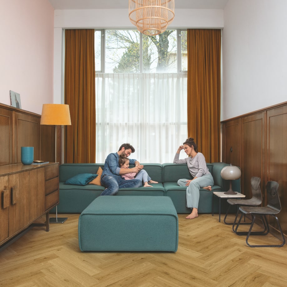 Quick-Step Alpha Vinyl Ciro AVHBU40363 Эко Дымчатый в интерьере