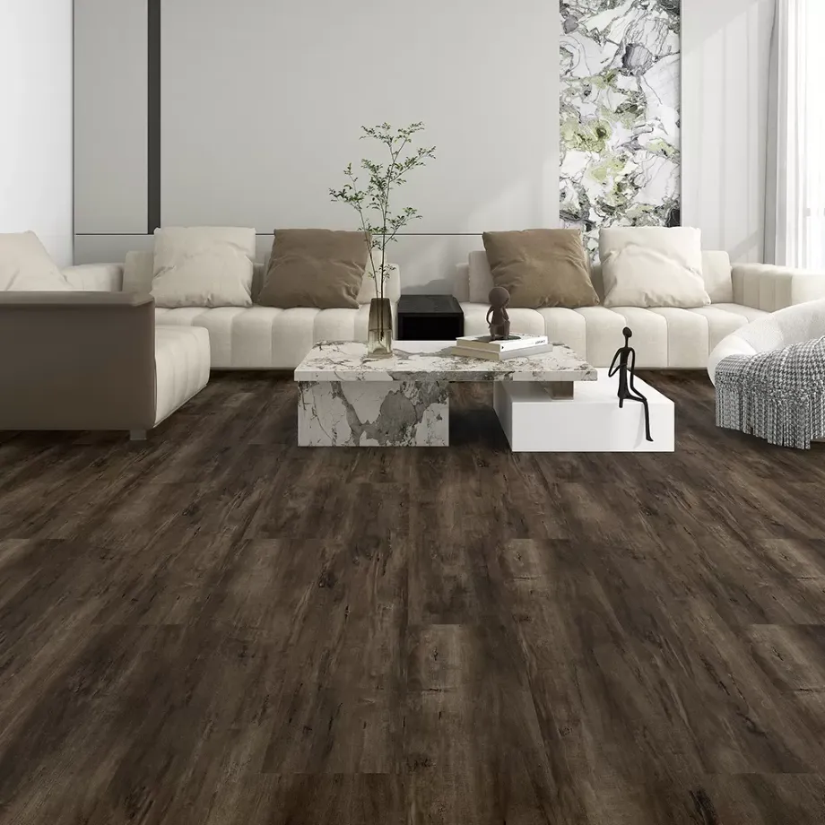 Виниловый SPC Quick-Step Дуб Тенистый OSPC20261 Oasis в интерьере
