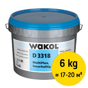 Усиленный клей Wakol D 3318 MultiFlex, 6 kg