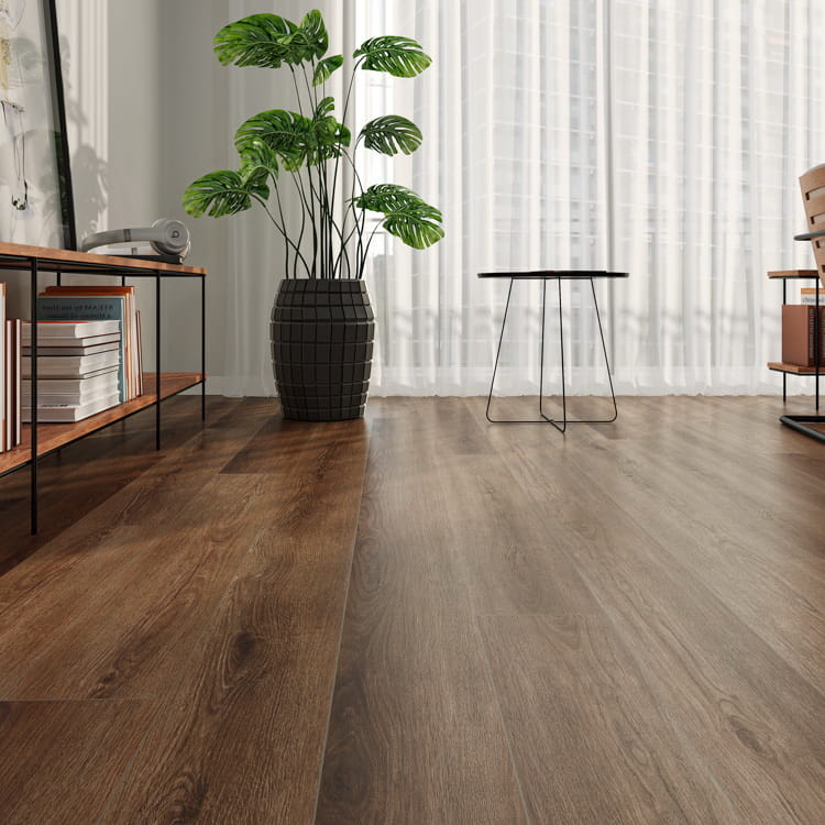 Кварцвинил CronaFloor Дуб Регин BD-40030-5 Wood в интерьере 2