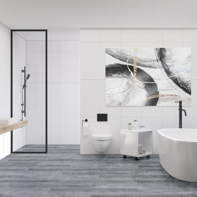 Кварцвинил SPC Floor Noventis Дуб Эскалибур 1582 Avalon в интерьере