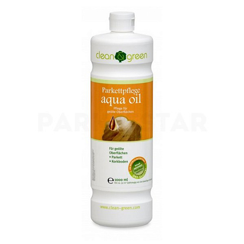 средство для ухода за промасленным паркетом Clean & Green Aqua Oil 1л
